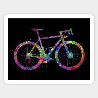 Road bike watercolor Sticker